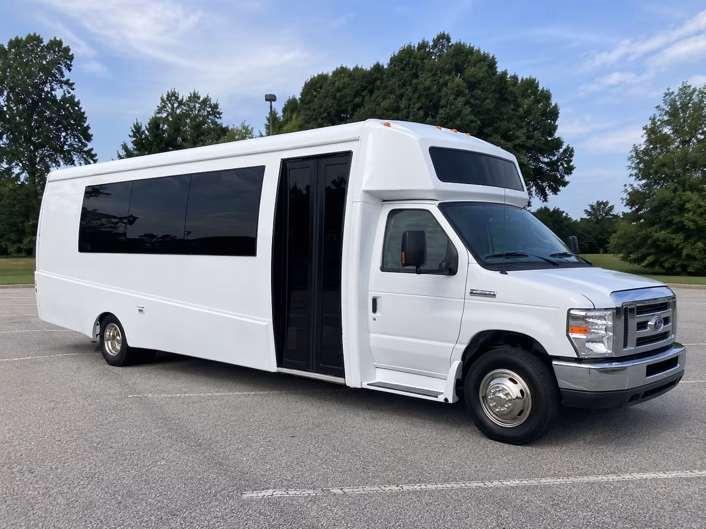 cranston 18 passenger party bus