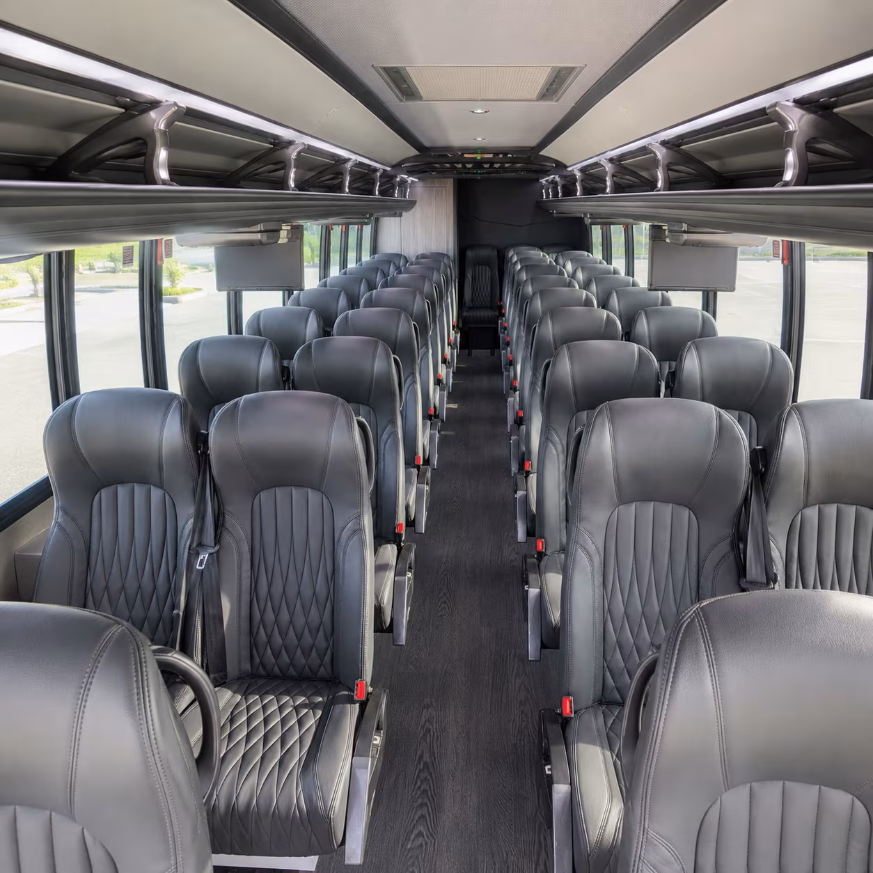 cranston 35 passenger minibus inside