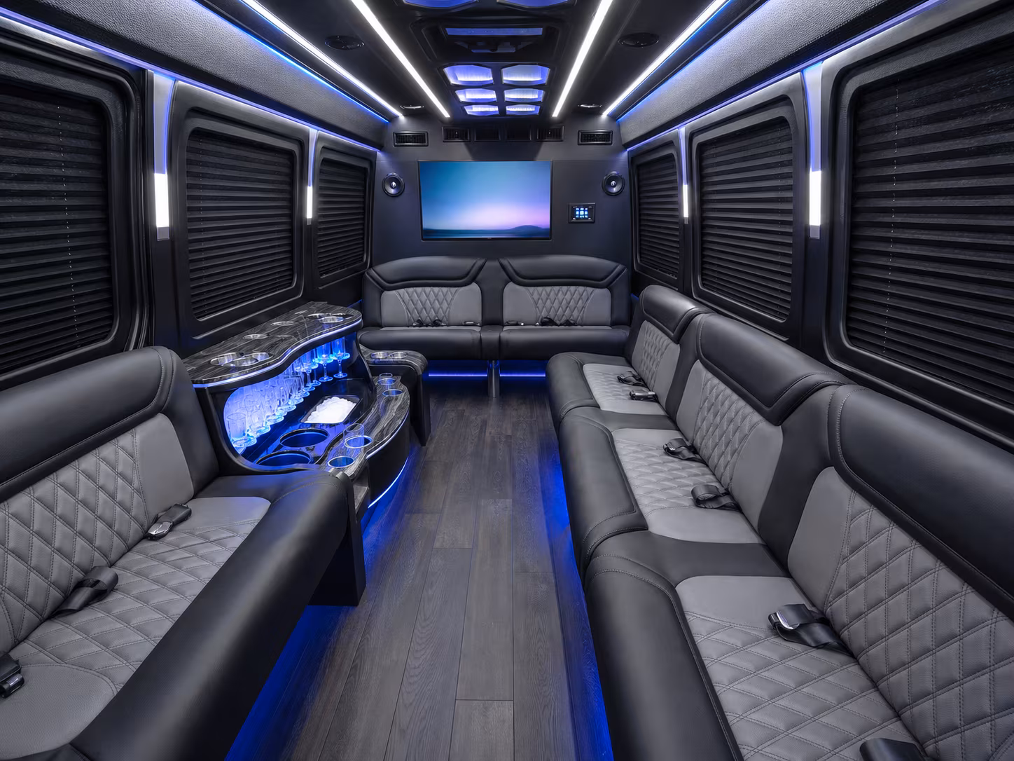 cranston corporate event transportation onboard seating