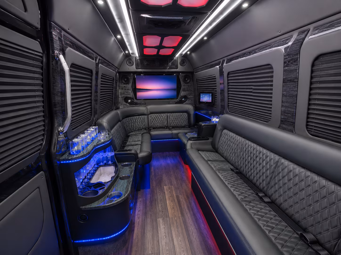 cranston sprinter limousine inside